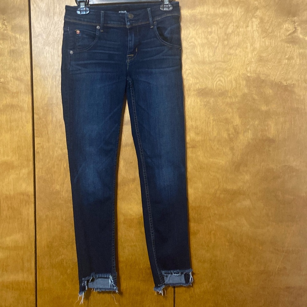 Hudson Cat Midrise Skinny with step hem jeans.  Size 26